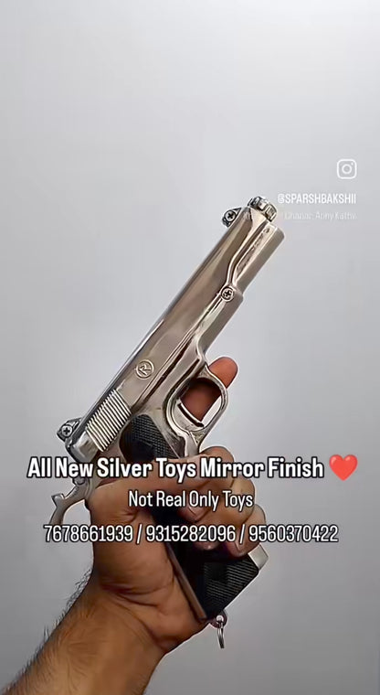 Gloss 9 mm Silver Sound Gun&nbsp;