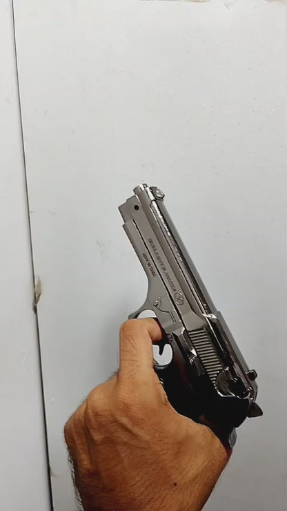 Metal Gun Lighter High Red Flame
